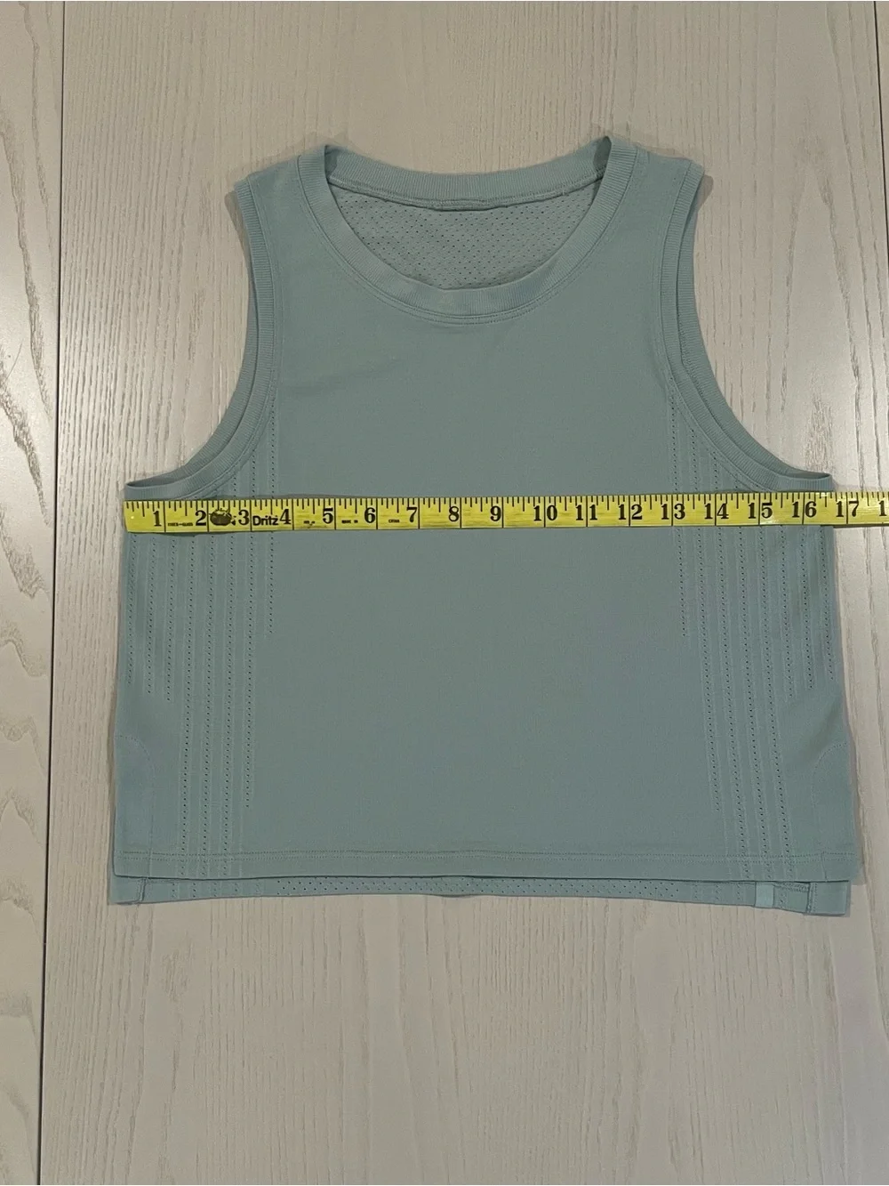 Lululemon Train to Be Tank Top W1CXAS Silver Blue - Size 6